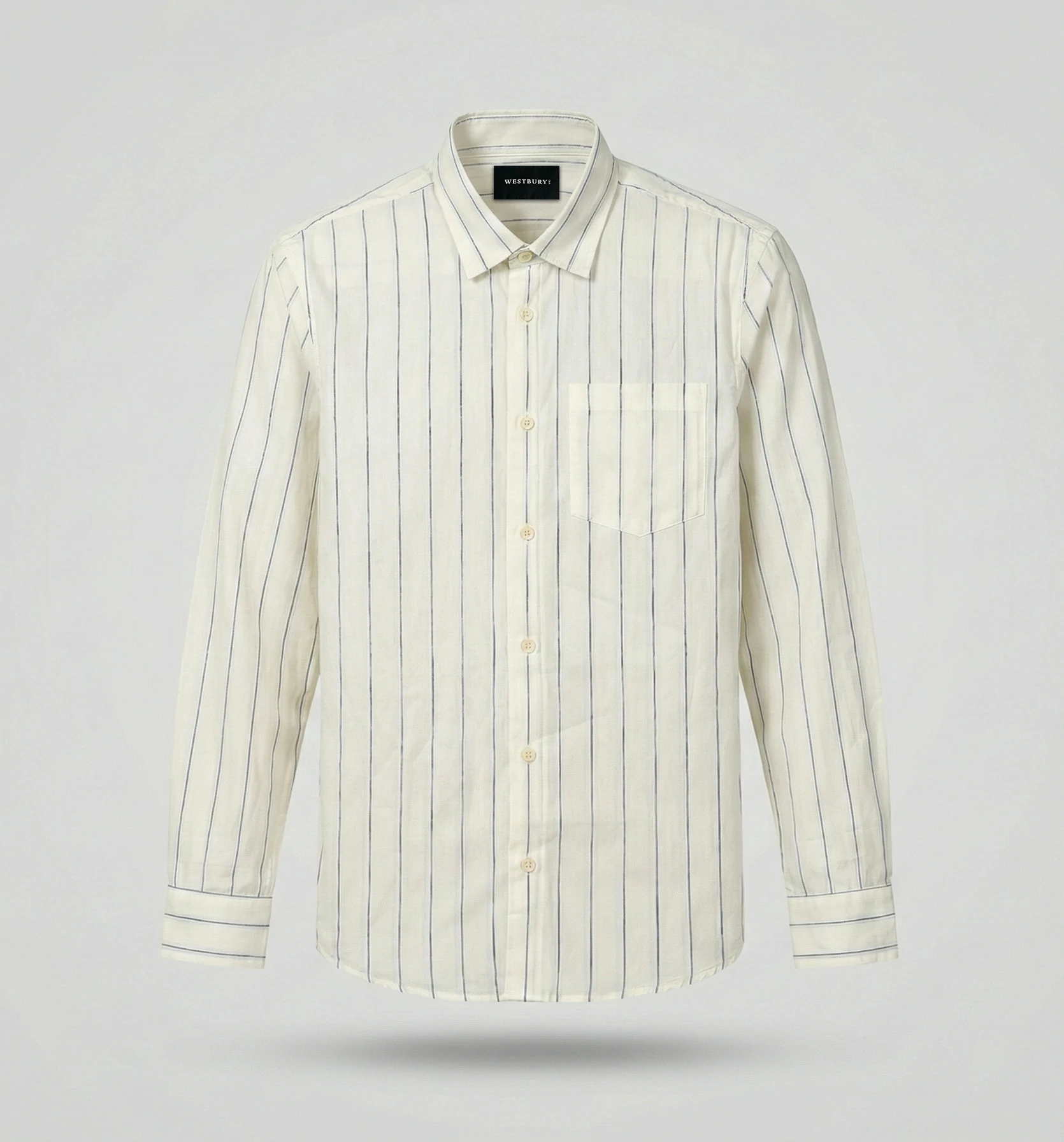 Men’s Cotton Blend Full Sleeve Executive Stripe Shirt